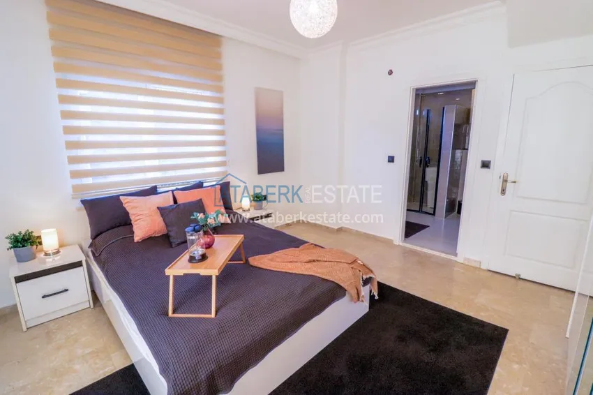 Purchase  Penthouse 3 + 1 with furniture and open panoramic views, Cikcilli - Alanya 8 