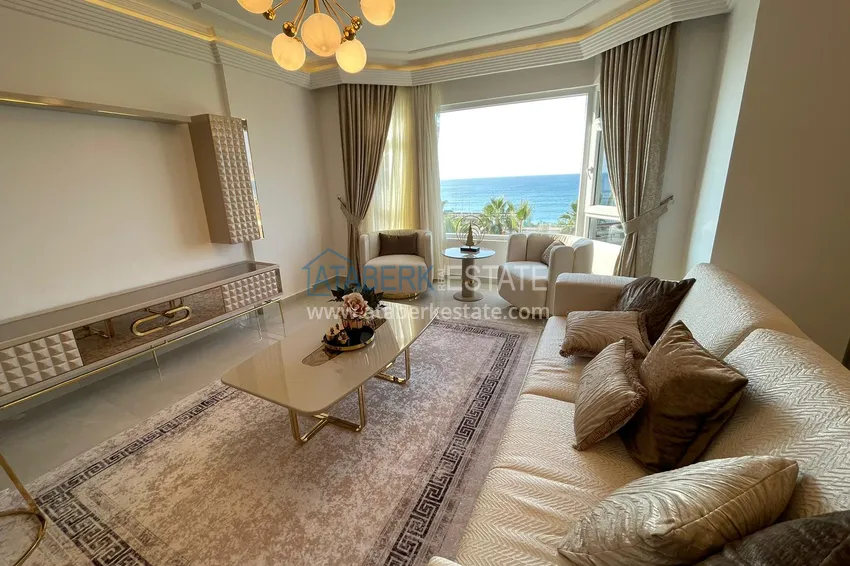 Purchase Apartment 2 + 1 after renovation with new furniture on the first coastline in the Tosmur area 9 