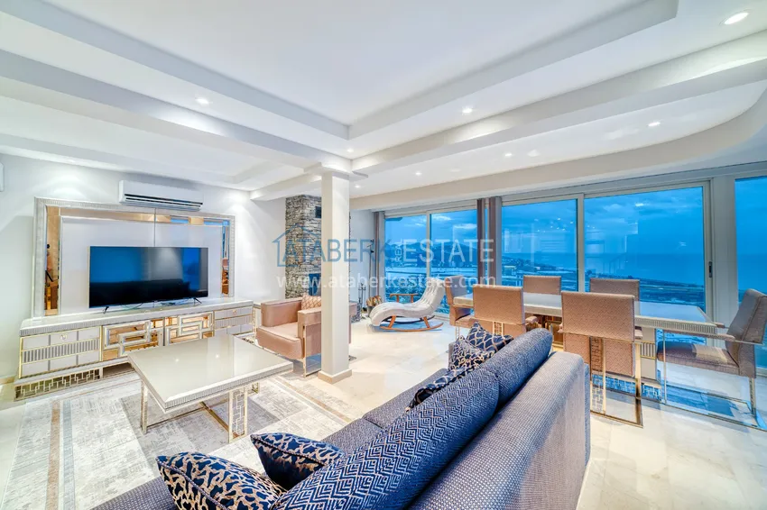 Purchase  Spectacular semi-detached villa with luxury new furniture and the right to citizenship in the Demirtas area 10 