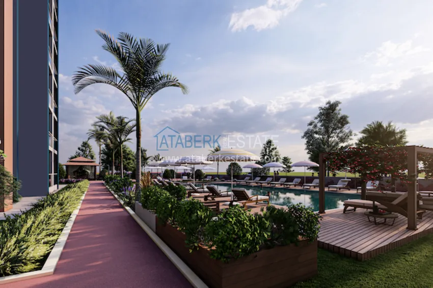 2+1 apartments from the developer in a luxury complex. Tomyuk Mersin 8 