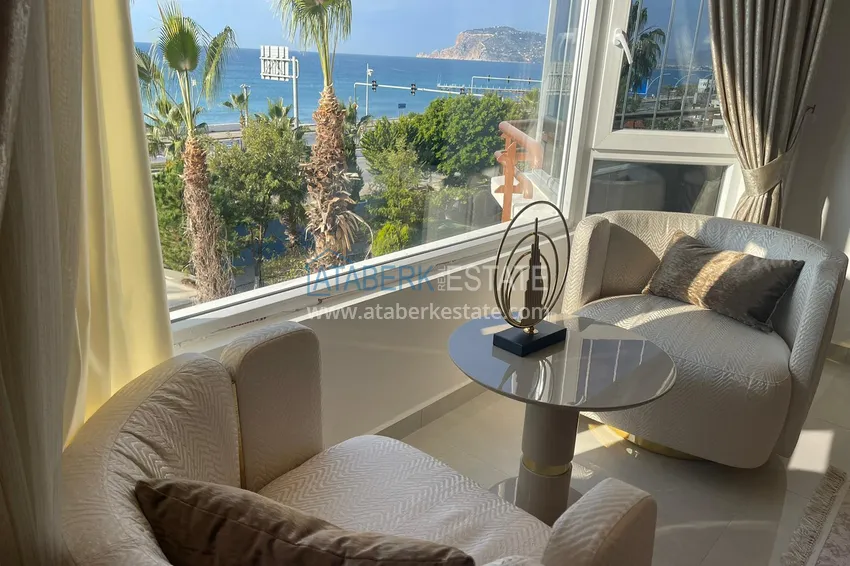 Purchase Apartment 2 + 1 after renovation with new furniture on the first coastline in the Tosmur area 10 