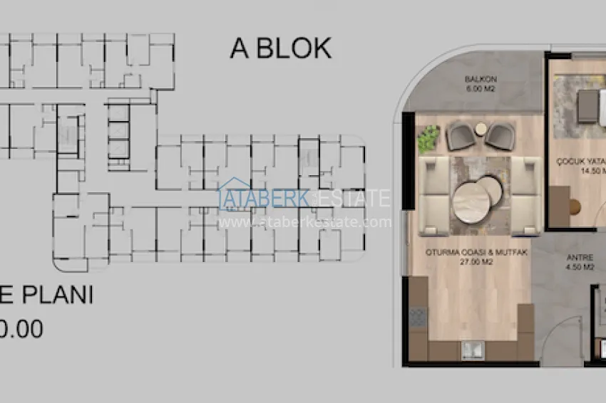 Buy cheap A large-scale investment project in the very center of Tarsus 2 