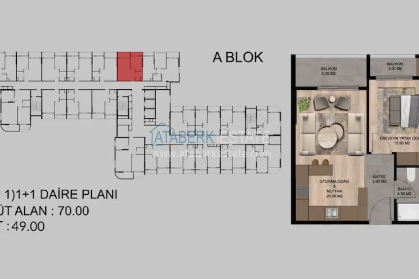Buy cheap A large-scale investment project in the very center of Tarsus 3 