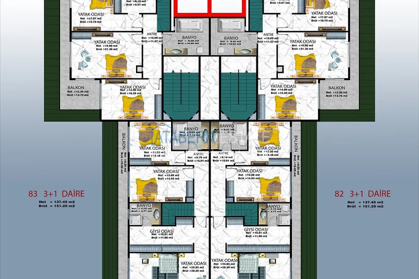 Buy cheap Penthouses from an investor in a complex at the final stage of construction - Alanya, Mahmutlar 2 