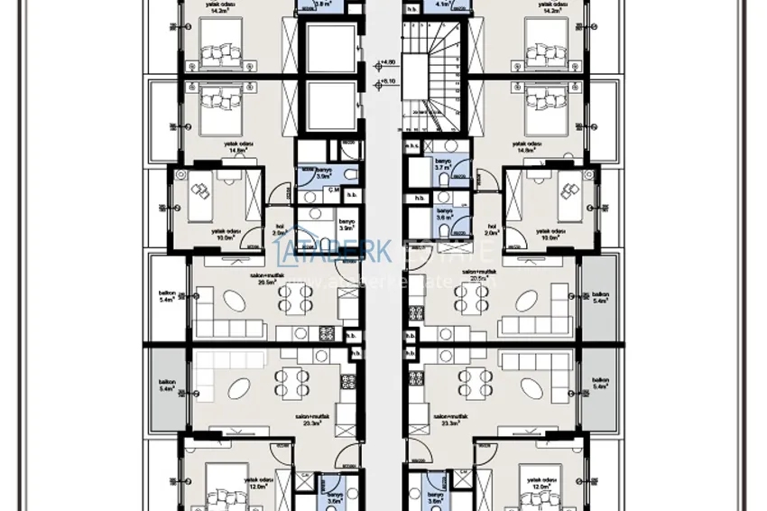 Buy cheap New residence project at the excavation stage in the prestigious area of Alanya — Oba 5 