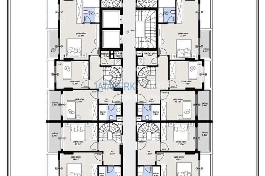 Buy cheap New residence project at the excavation stage in the prestigious area of Alanya — Oba 6 
