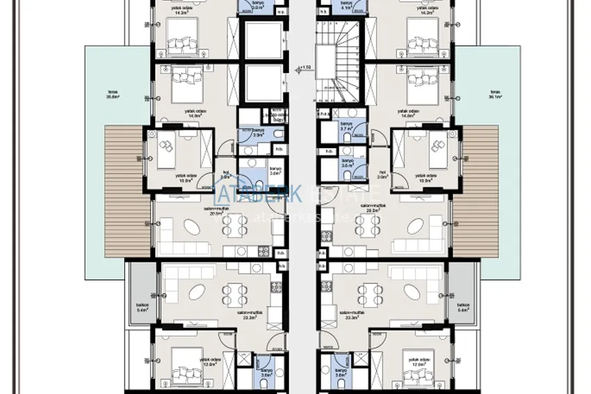 Buy cheap New residence project at the excavation stage in the prestigious area of Alanya — Oba 8 