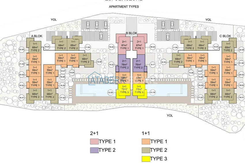 Buy cheap New residence project at the excavation stage in the prestigious area of Alanya — Oba 1 