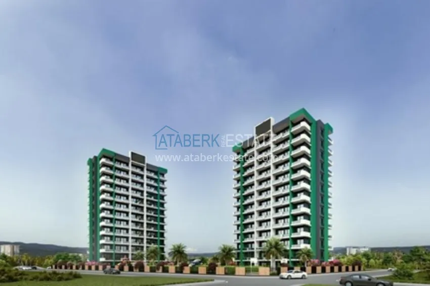 An investment-attractive project in the popular area of ​​Mezitli, Mersin. 2 