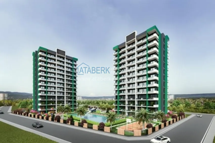 An investment-attractive project in the popular area of ​​Mezitli, Mersin. 1 