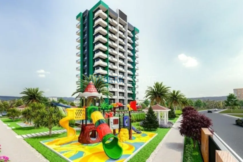 An investment-attractive project in the popular area of ​​Mezitli, Mersin. 5 