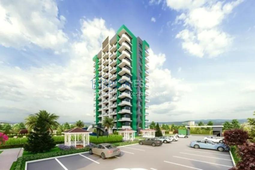 An investment-attractive project in the popular area of ​​Mezitli, Mersin. 8 