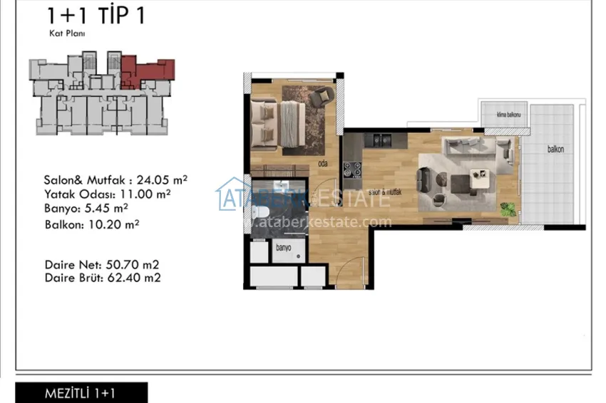 Buy cheap An investment-attractive project in the popular area of ​​Mezitli, Mersin. 1 