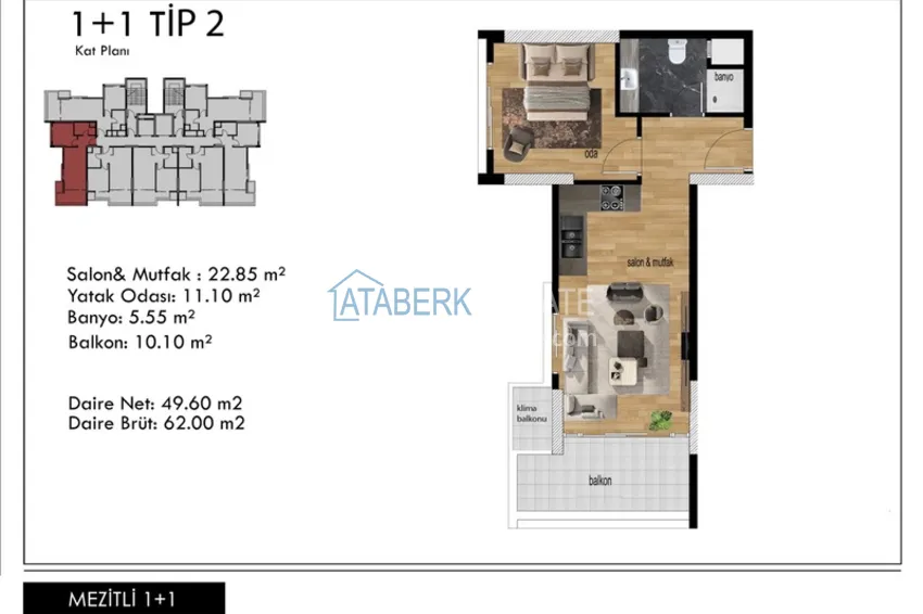 Buy cheap An investment-attractive project in the popular area of ​​Mezitli, Mersin. 3 
