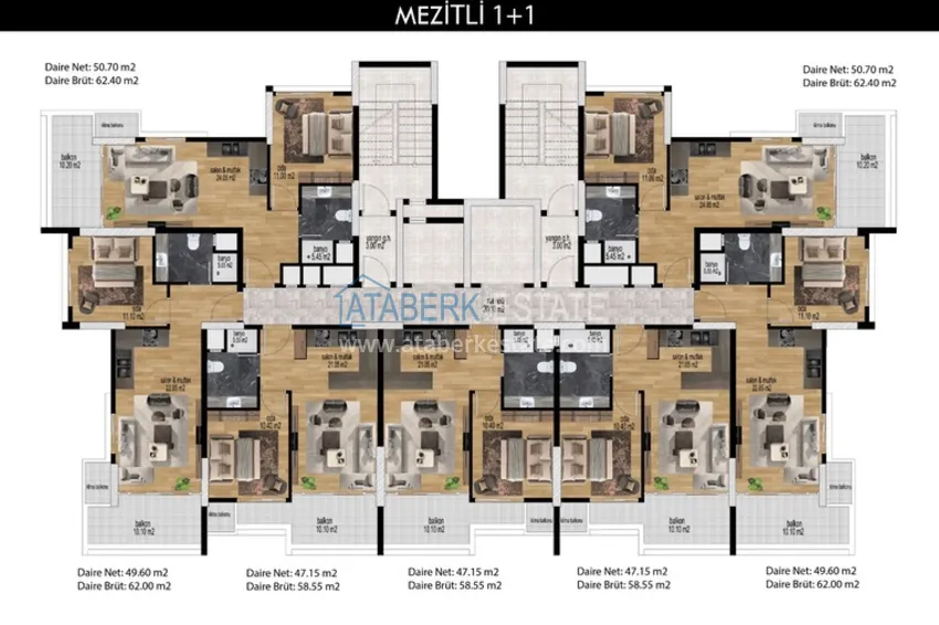 Buy cheap An investment-attractive project in the popular area of ​​Mezitli, Mersin. 7 
