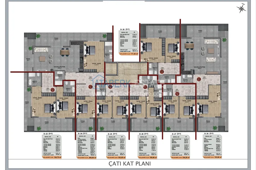 Buy cheap Duplex 2 + 1 with mountain views in a modern boutique complex, Oba - Alanya 2 