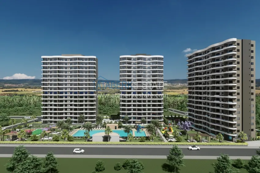 Apartments from a developer in Mersin, Arpachbakhshish district - a new comfort complex 24 