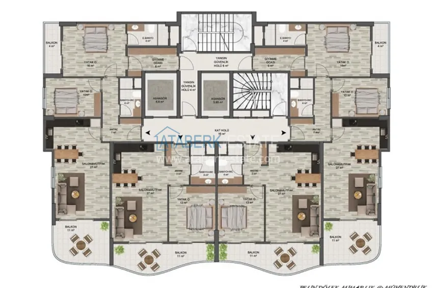 Buy cheap Investment project of a residential complex with expanded infrastructure in the Arpachbakhshish district. 4 