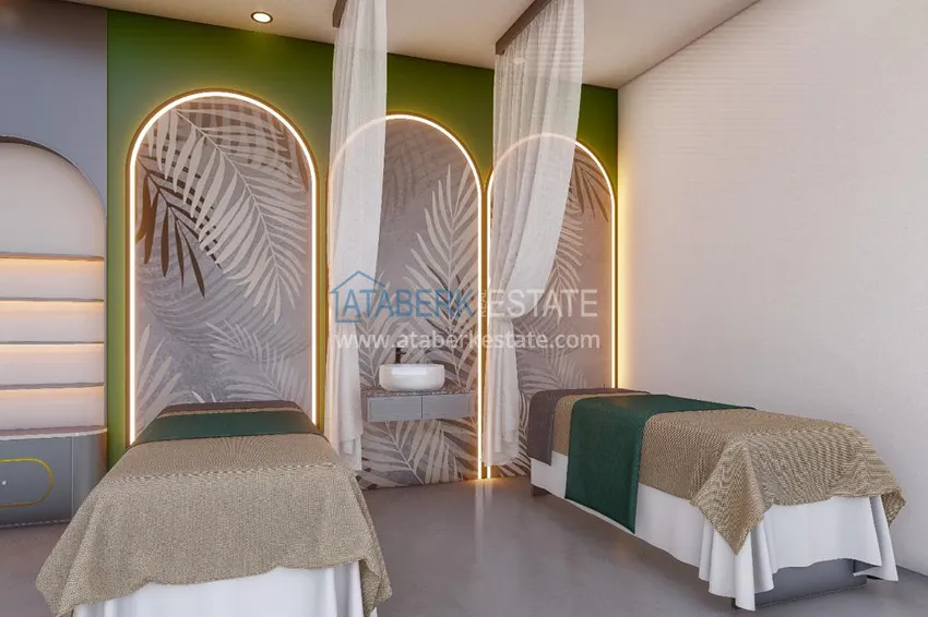 Apartments 1 + 1 in a complex under construction - Alanya, Avsallar district 7 