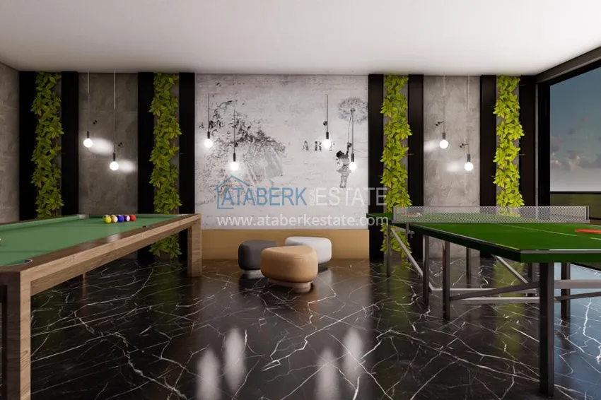 Apartments 1 + 1 in a complex under construction - Alanya, Avsallar district 9 