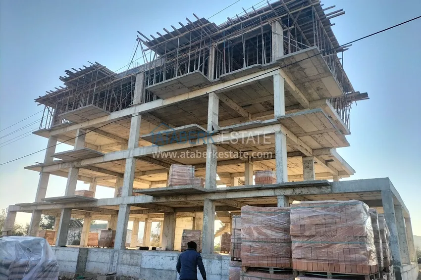 🔥Our project. Apartments at affordable prices in a residential complex under construction - Antalya, Altintash 8 