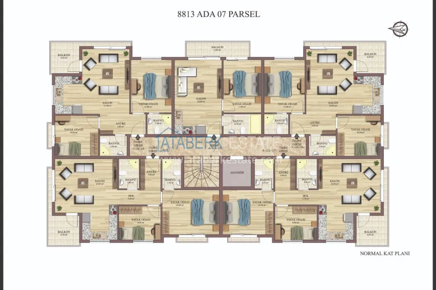 Buy cheap One bedroom apartment in a new building - Antalya, Hurma 1