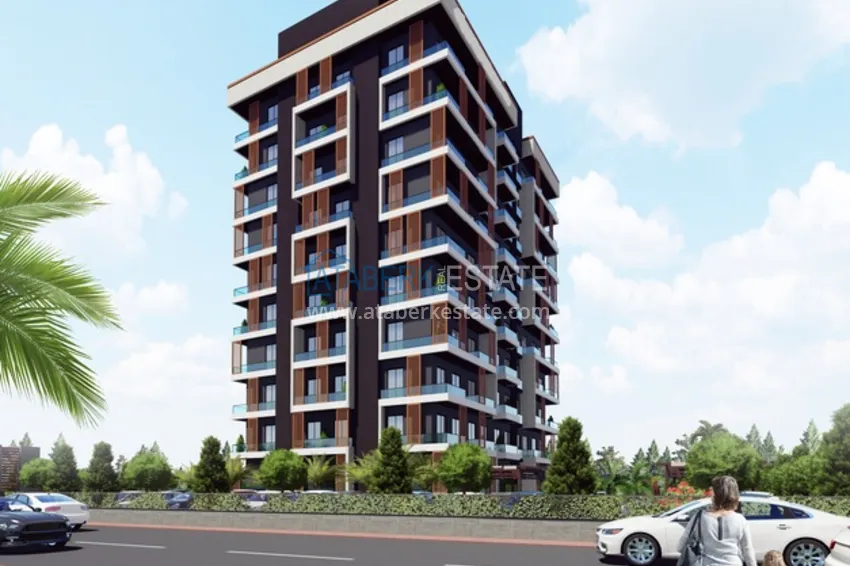 1 + 1 apartments 500 meters from the sea in an attractive area of ​​Mersin, Tej 2 