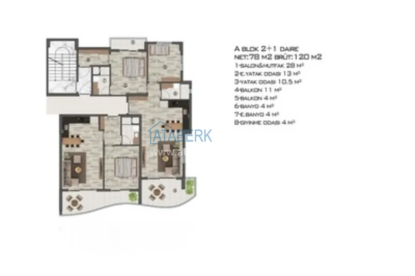 Buy cheap Apartments from a developer in Mersin, Arpachbakhshish district - a new comfort complex 2 
