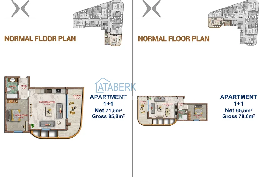Buy cheap We present to your attention a new residential complex in the very center of Mahmutlar  5 