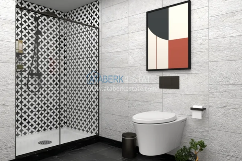 Purchase 1 + 1 apartments 500 meters from the sea in an attractive area of ​​Mersin, Tej 12 