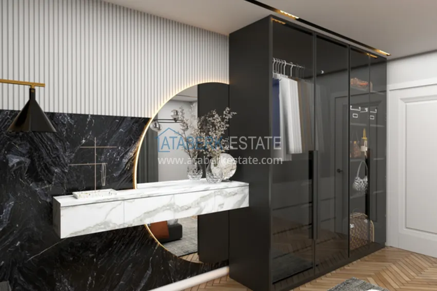 Purchase 1 + 1 apartments 500 meters from the sea in an attractive area of ​​Mersin, Tej 9 