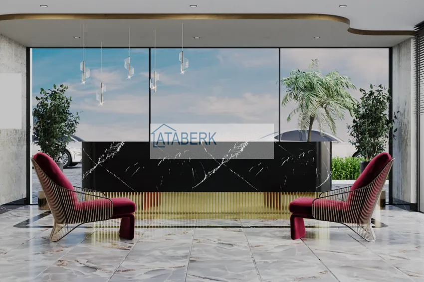 New residence project at the excavation stage in the prestigious area of Alanya — Oba 6 