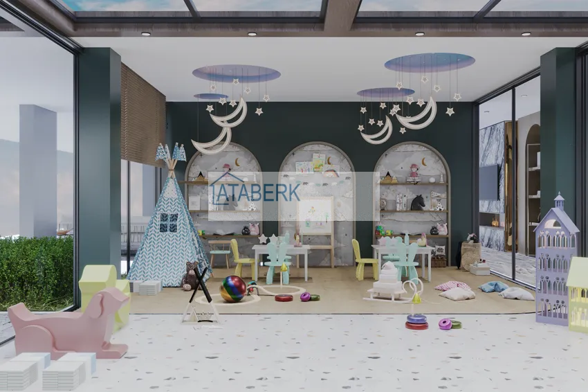 New residence project at the excavation stage in the prestigious area of Alanya — Oba 12 