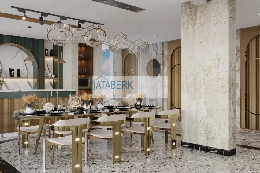 New residence project at the excavation stage in the prestigious area of Alanya — Oba 8 