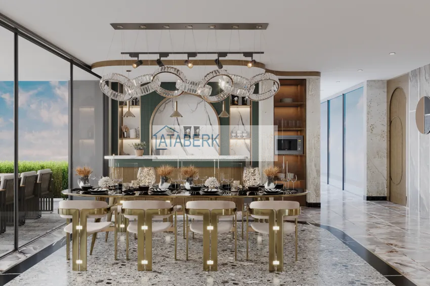 New residence project at the excavation stage in the prestigious area of Alanya — Oba 9 