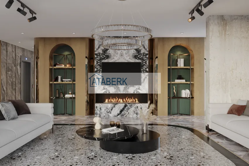 New residence project at the excavation stage in the prestigious area of Alanya — Oba 10 