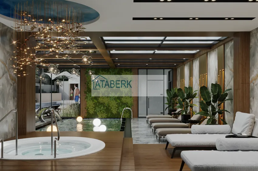 New residence project at the excavation stage in the prestigious area of Alanya — Oba 18 