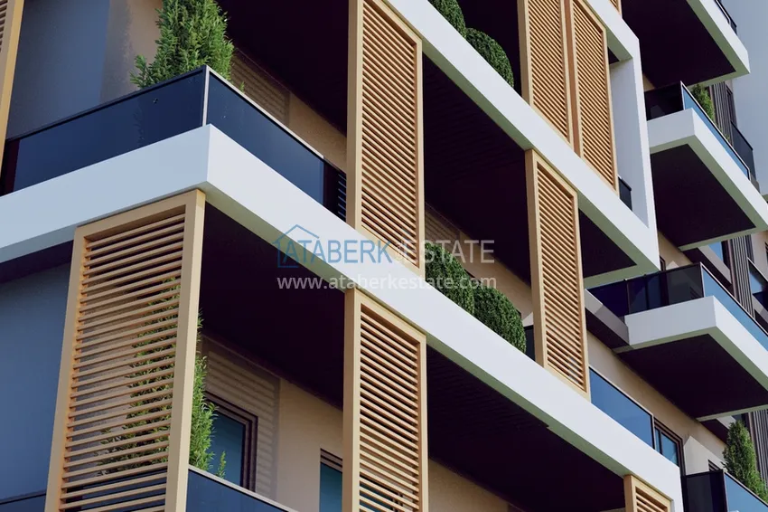 1 + 1 apartments 500 meters from the sea in an attractive area of ​​Mersin, Tej 6 