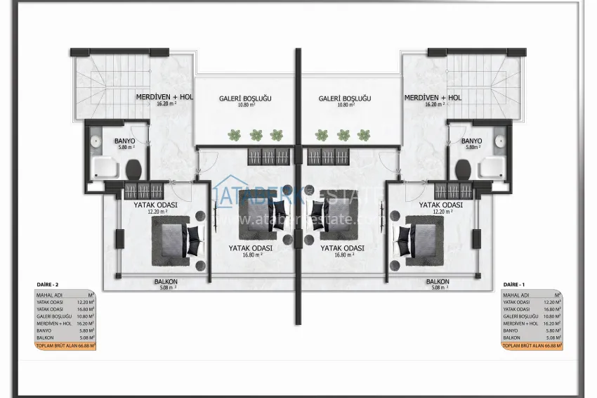 Buy cheap An elite villa complex project under construction in Alanya — Upper Oba district 2 