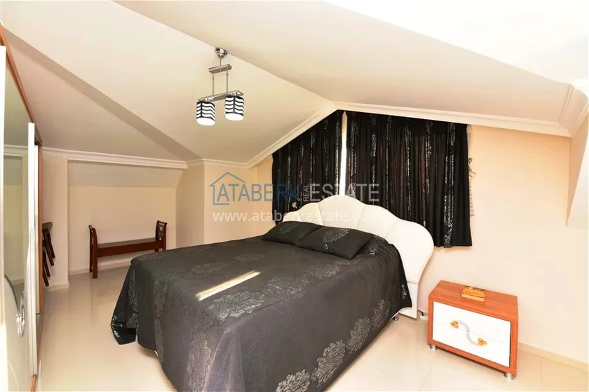 Purchase Furnished 2+1 duplex penthouse with private sauna and garage, Alanya center 10