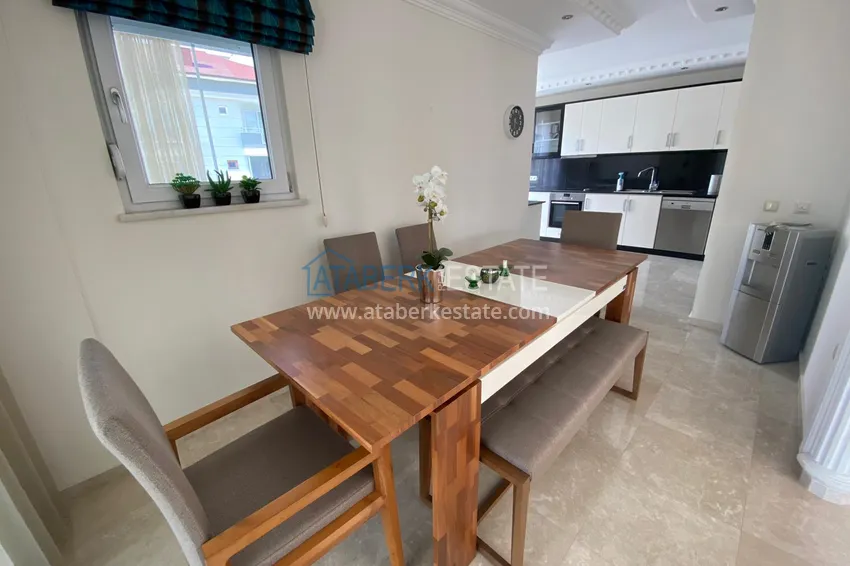 Purchase  Apartment 3 + 1 furnished with sea and mountain views in a complex on the first coastline, Kestel - Alanya 10 