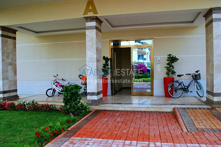 Furnished duplex penthouse 4 + 1 with mountain views in a prestigious complex, Oba - Alanya 14