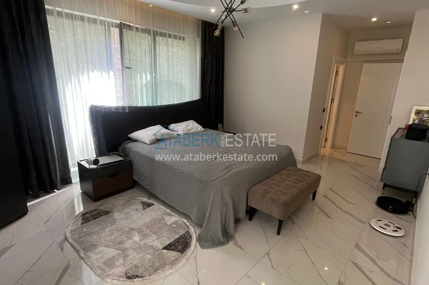 Purchase  3+1 garden duplex in a complex on the beachfront, Kargicak — Alanya 10 