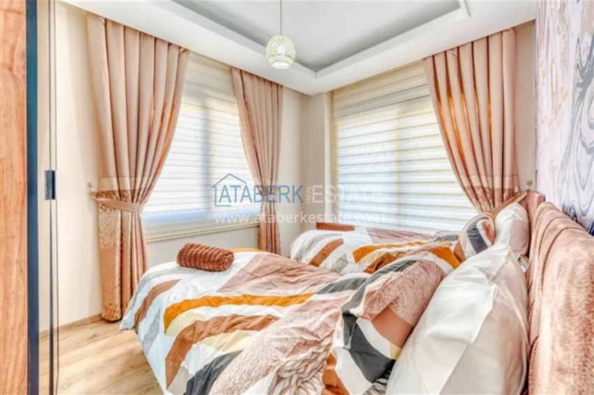 Purchase Apartment 2 + 1 with new furniture and a separate kitchen, Cikcilli area - Alanya 12 