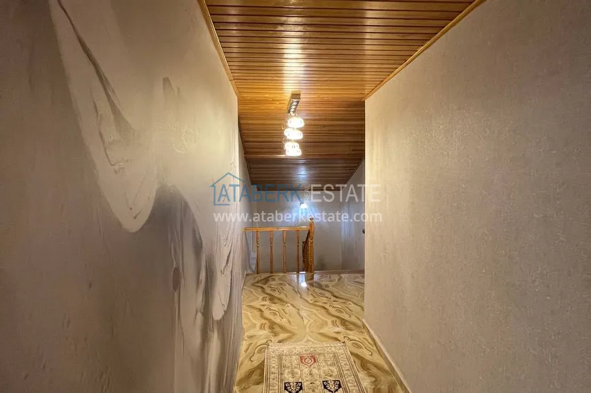 Purchase Duplex in the center of Alanya with a separate kitchen, a view of the sea and the historical fortress 10
