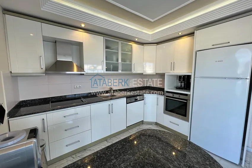 Purchase Stylish 3+1 panoramic penthouse with a modern interior in Alanya, Tosmur district 12