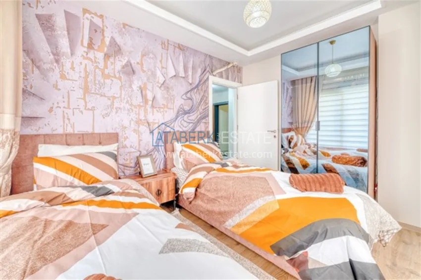 Purchase Apartment 2 + 1 with new furniture and a separate kitchen, Cikcilli area - Alanya 13 