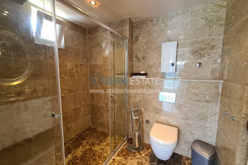 Purchase  Furnished duplex penthouse 3 + 2 with sea and mountain views, Cikcilli - Alanya 15 