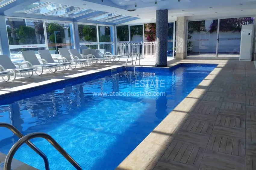 Furnished duplex penthouse 4 + 1 with mountain views in a prestigious complex, Oba - Alanya 17