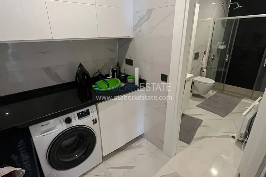 Purchase  3+1 garden duplex in a complex on the beachfront, Kargicak — Alanya 14 